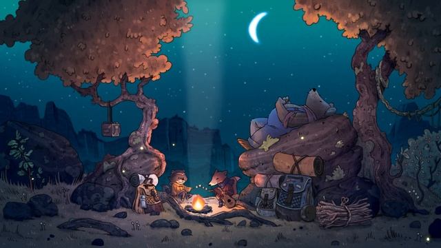 Campfire Crackling ? [warm cozy beats].mp4 смотреть онлайн