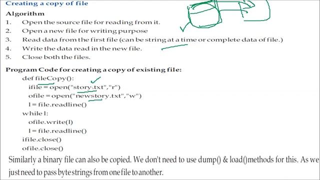 FILE HANDLING CREATING A COPY OF FILE IN PYTHON смотреть онлайн