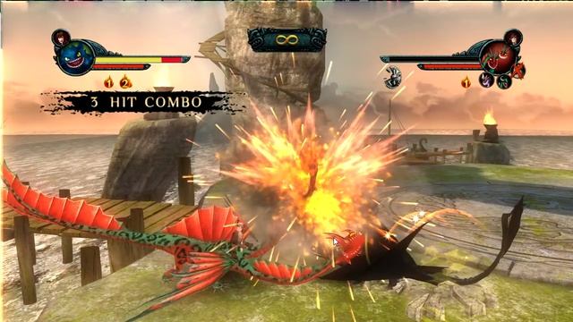 How to Train Your Dragon the Game - Тестовая битва (720p 60 fps, Wii Emulator Dolphin) смотреть онлайн