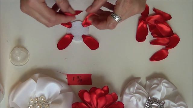 Valentine Red Flower Tutorial смотреть онлайн
