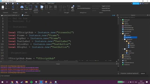 Roblox How to make a Script Hub V2!! смотреть онлайн