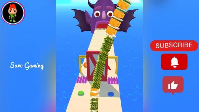 Sandwich Runner Game All Levels Walkthrough Gameplay IOS,Android New Update Max Level UESVBSHJ