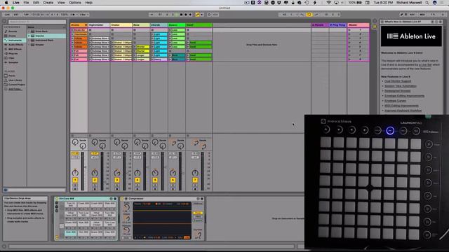 Controlling Ableton Live With A Launchpad смотреть онлайн