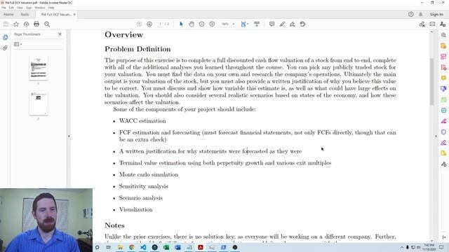 Project 4 - Full DCF Valuation - Projects смотреть онлайн