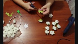 Чашелистик для розы из фоамирана | Мастер класс чашелистик