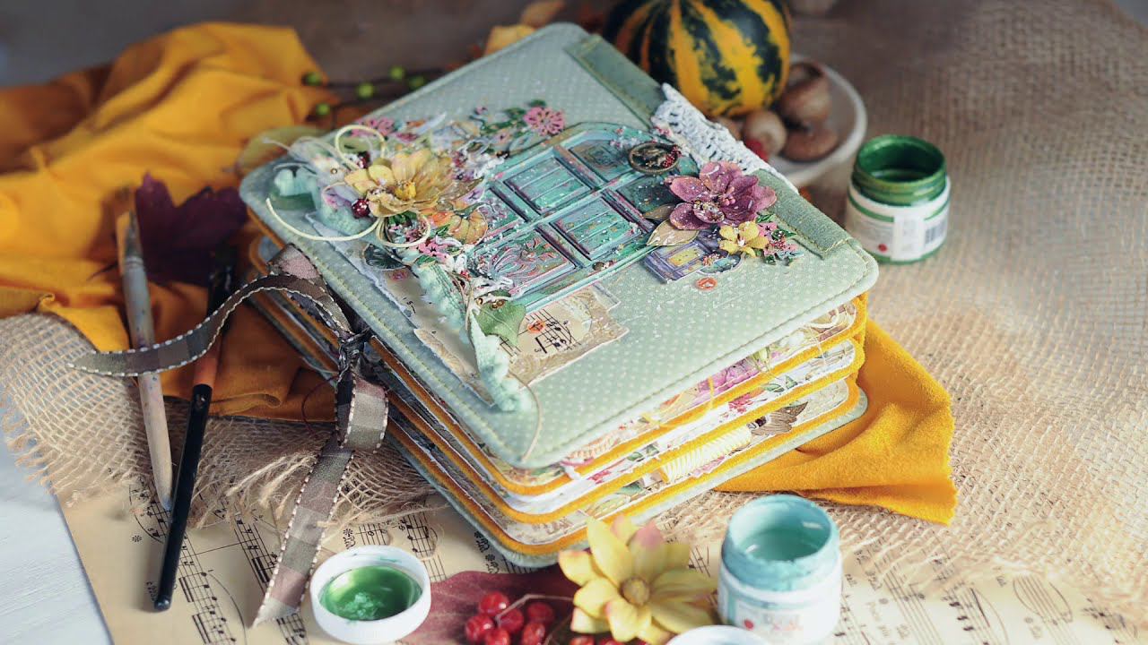 Обзор альбома "Уютная Пора". Скрапбукинг смотреть онлайн