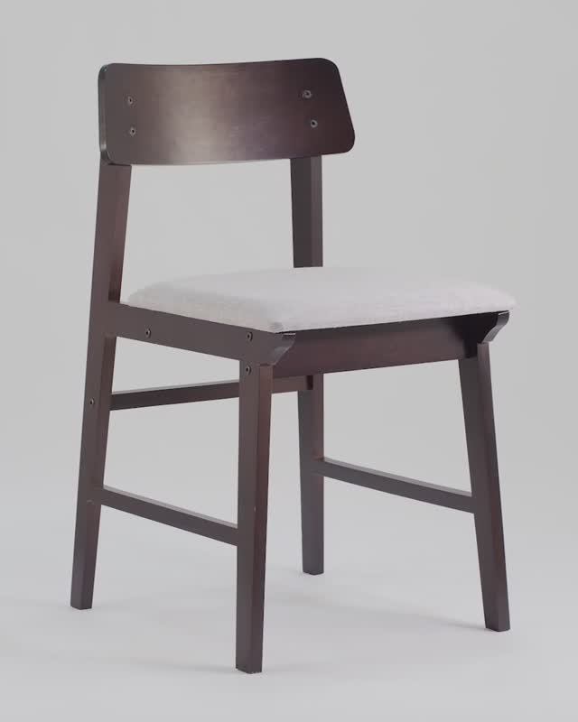 Стул ODEN. Классическая модель кухонных стульев из массива гевеи смотреть онлайн