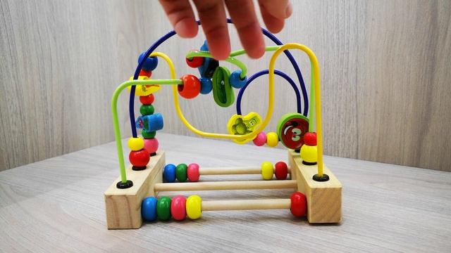 Развивающая игрушка деревянный лабиринт