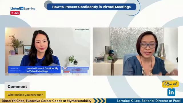 LIVE - How to Present Confidently in Virtual Meetings | Presentation Tips смотреть онлайн