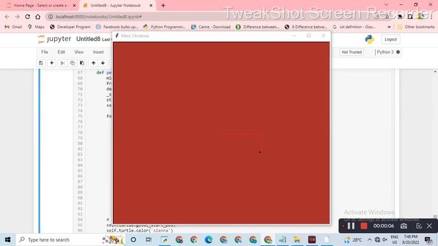 KGF gun Drawing in Python || Python turtle library || Python for beginners смотреть онлайн