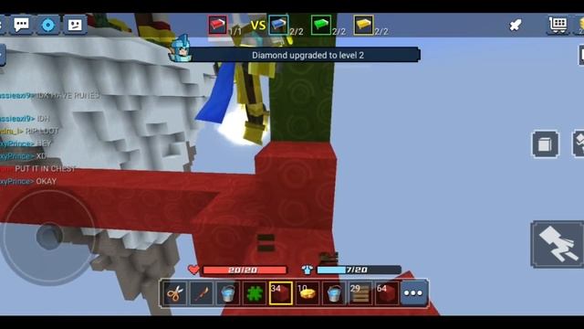 Building BIGGEST WATER POOL in Bedwars!! (Blockman GO) смотреть онлайн