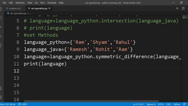 Python Tutorial for Beginners - Sets in Python part- 2 смотреть онлайн