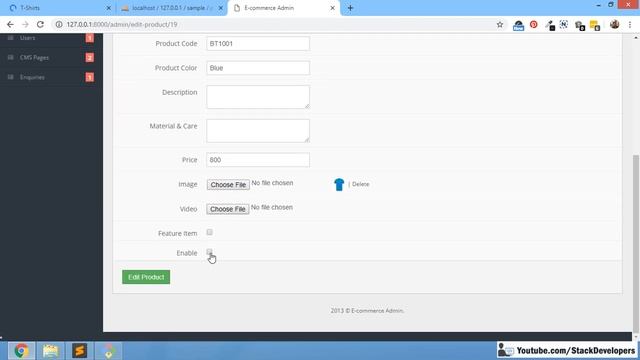 #124 Make E-com in Laravel 5.7 / 5.8 | Product Video Upload Functionality (I|) | Display Video смотреть онлайн