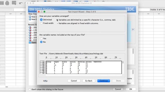 Converting a .dat file into a .sav file format for SPSS смотреть онлайн