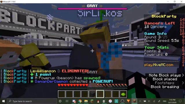 Minecraft Block party, but everything is black and white... смотреть онлайн