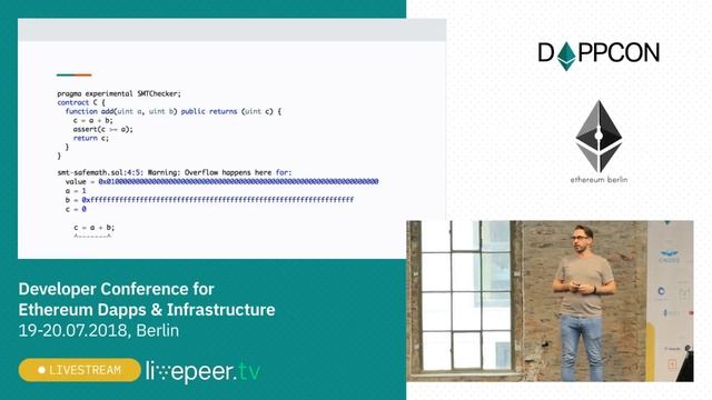DAPPCON 2018: Updates from the Solidity Team - Alex Beregszaszi (Ethereum Foundation) смотреть онлайн