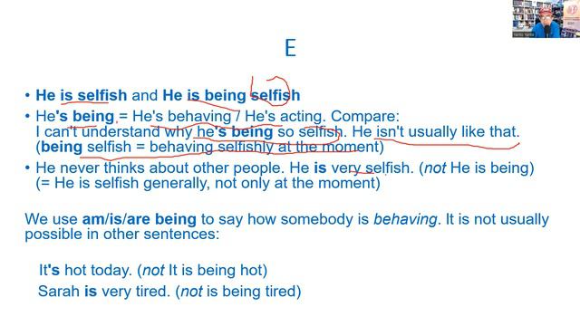 PRESENT CONTINUOUS AND PRESENT SIMPLE 2 - Intermediate English Grammar - UNIT 4 смотреть онлайн