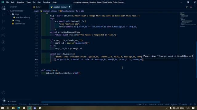 Reaction Roles in discord.py in Hindi #6 смотреть онлайн