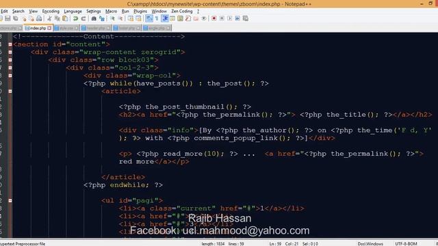 WordPress advance theme development Tutorial | wp read more button | wp comment option (part 2) смотреть онлайн