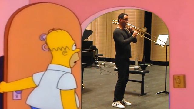I'm sorry Homero🤣 // #Trombone#trombonedaily#lossimpson#OZZIETROMBON 🎺. смотреть онлайн