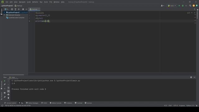 Комплексные числа в Python смотреть онлайн