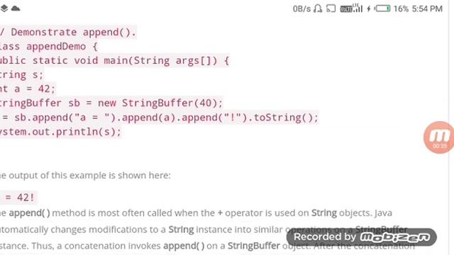 Append () in java смотреть онлайн