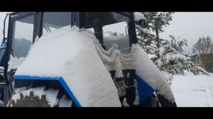 установка предпускового подогревателя на трактор МТЗ-82.  НЕУДАЧНЫЙ ЗАПУСК