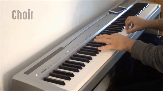 Yamaha P95 Electronic Piano demo. Very smooth instrument. смотреть онлайн
