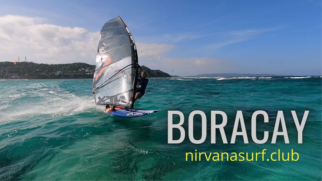WINDSURFING BORACAY FREERIDE SESSION [4K] смотреть онлайн