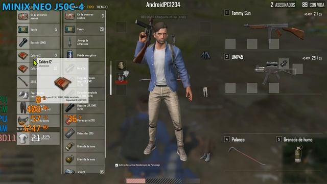 Test PUBG Lite: MINIX NEO J50C-4, Intel Pentium Silver J5005 y 4GB смотреть онлайн