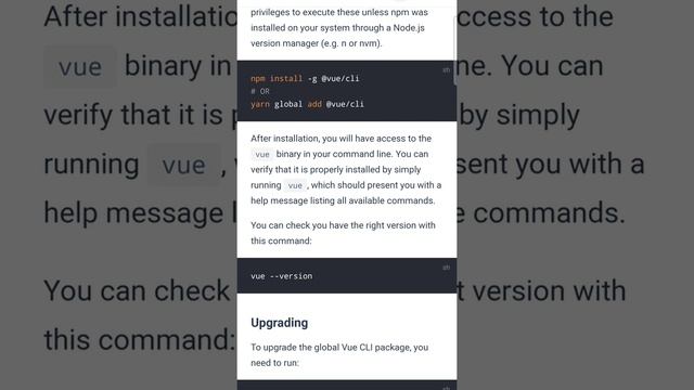 npm install yarn vue cli command line terminal смотреть онлайн