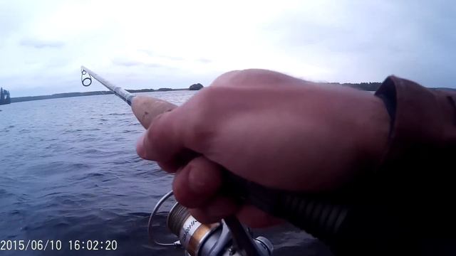 Banax Mega в качестве подъемного крана для щуки на озере Онкивеси северное Саво Финляндия смотреть онлайн