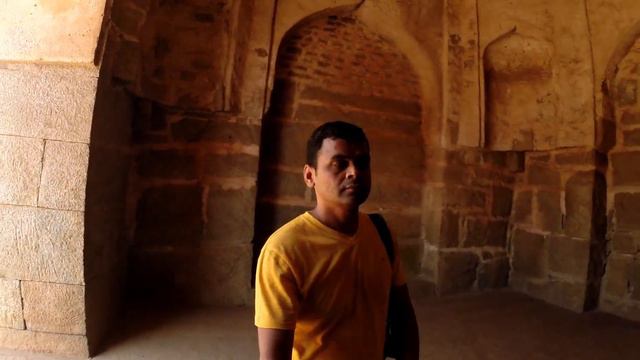 Hampi India Pt 2 Underground Shiva,Lotus Mahal,Elephant stables,Tungbhadra River,No copyright musi смотреть онлайн