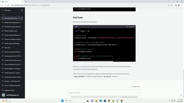 How to change to 2 decimals in a NumPy array which is type numpy float64 in Python смотреть онлайн