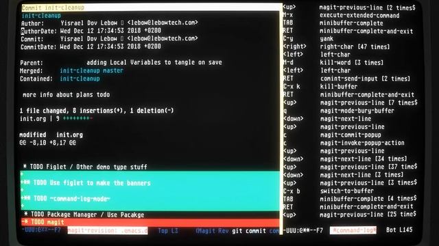 emacs is great - Ep 3, Magit intro смотреть онлайн