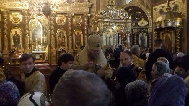 Евхаристия. Торжества 265-летие кончины святителя Иоасафа Белгородского смотреть онлайн