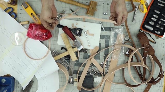 DIY Making a Leather Single / Solo Shoulder Camera Strap Free Pattern смотреть онлайн