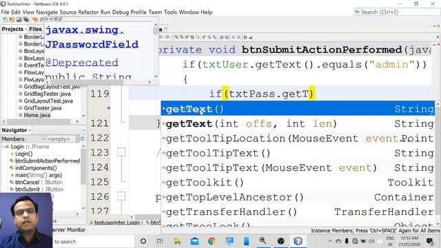 How to move from one frame to another in java смотреть онлайн