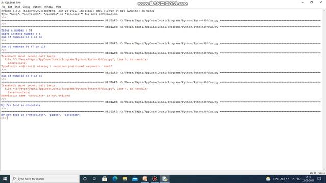 PYTHON BASICS || FUNCTIONS, RETURN STATEMENT, RECURSION IN PYTHON || TUTORIALS 2021 FOR BEGINNERS смотреть онлайн