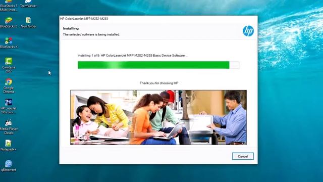 How to download and install HP Color LaserJet Pro MFP M283fdw printer driver on windows 2023.#hp смотреть онлайн
