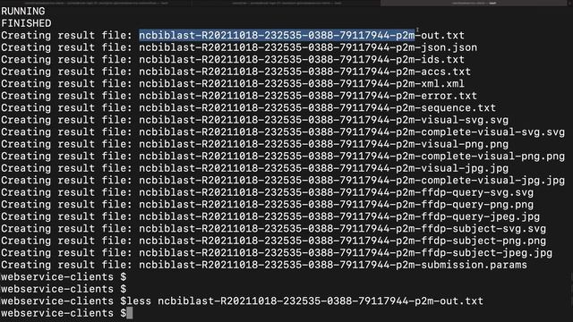 Quick start BLAST Command Line (Java) смотреть онлайн