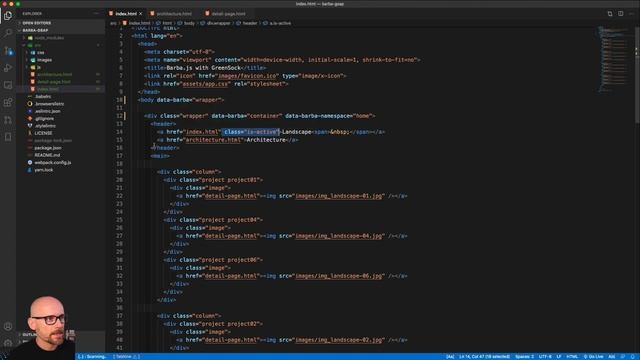 Barba.js - 08. GSAP Page Transition Tutorials - Introduction смотреть онлайн