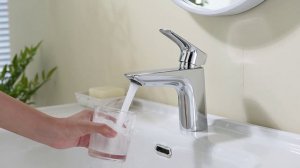 Смеситель для раковины с гигиеническим ручным душем AQUATEK AQ1012CR Вега