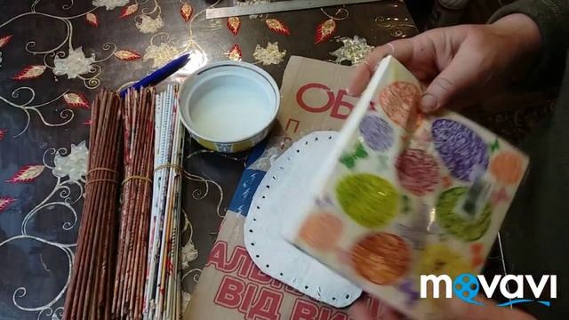 Простой способ декупажа картона. смотреть онлайн