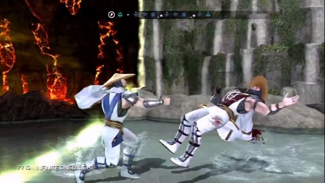 Mortal Kombat vs. DC Universe - Combo Challenge - Raiden (The Thunder God) смотреть онлайн