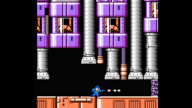 Dendy (Famicom,Nintendo,Nes) 8-bit MegaMan (RockMan) 5 part Dr.Wily stage 1