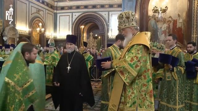 Патриарх Кирилл совершил бдение в канун Входа Господня в Иерусалим смотреть онлайн