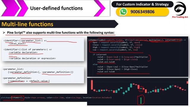 Pine Script v5 User Defined Multi Line Function | Tutorial In Hindi | Episode -40 смотреть онлайн
