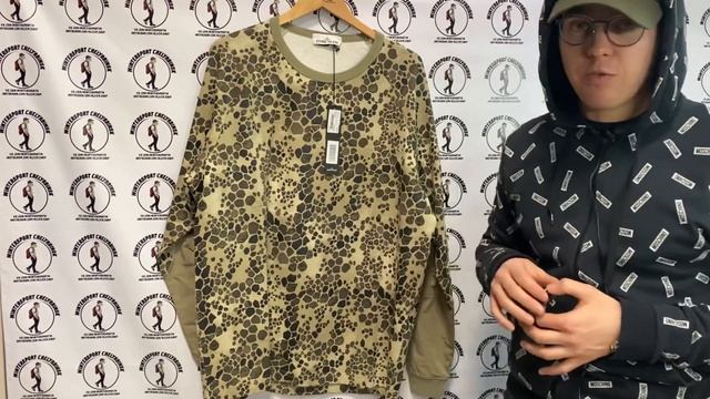 На обзоре Свитшот Stone Island Аллигатор Камо? SI Alligator CAMO ?Camouflage Polish Army? смотреть онлайн