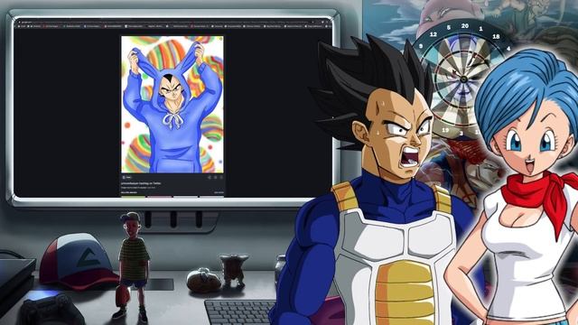Vegeta And Bulma Google Themselves смотреть онлайн